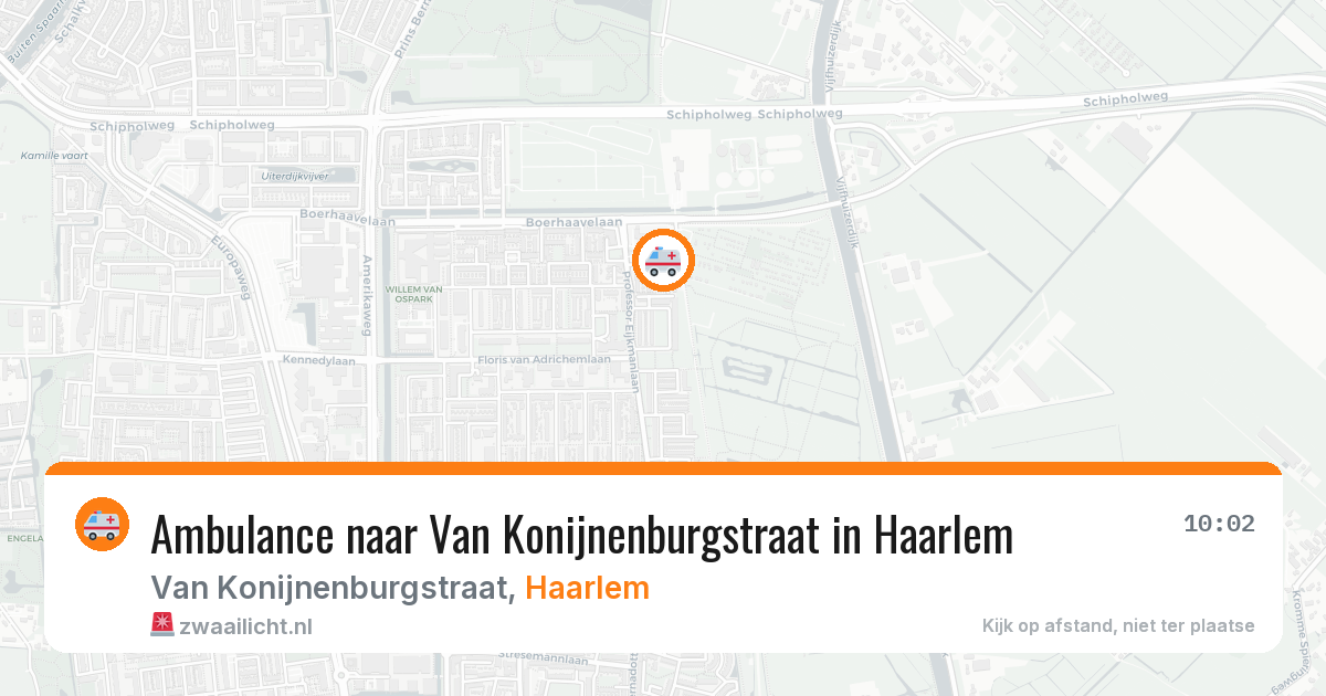 Ambulance naar Van Konijnenburgstraat in Haarlem — 30 jun 2026