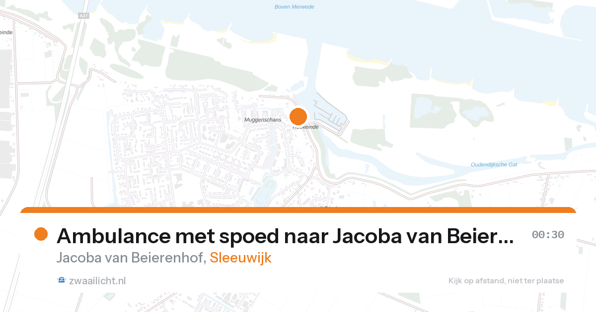 Ambulance met spoed naar Jacoba van Beierenhof in Sleeuwijk — 1 apr 2026