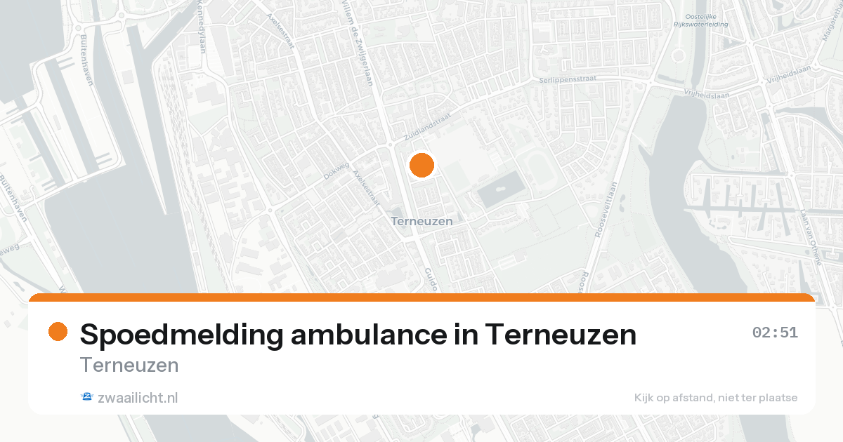 Spoedmelding ambulance in Terneuzen — 8 feb 2026
