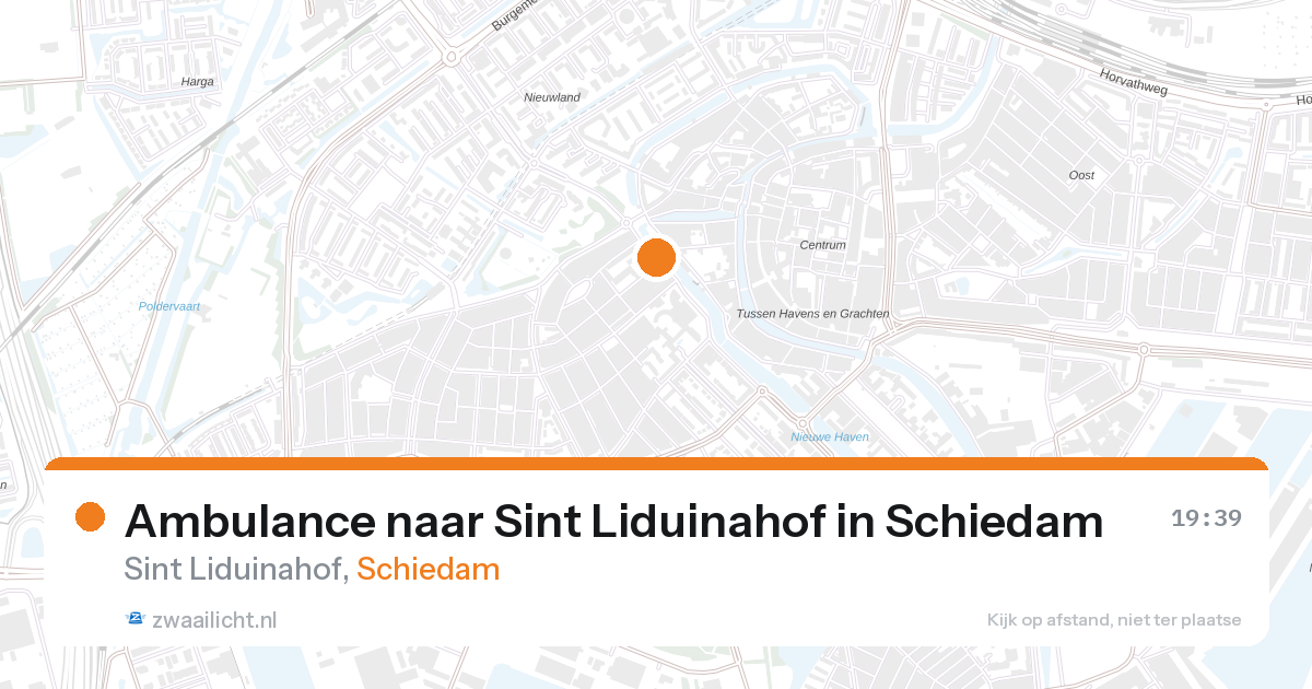 Ambulance naar Sint Liduinahof in Schiedam — 17 jul 2026