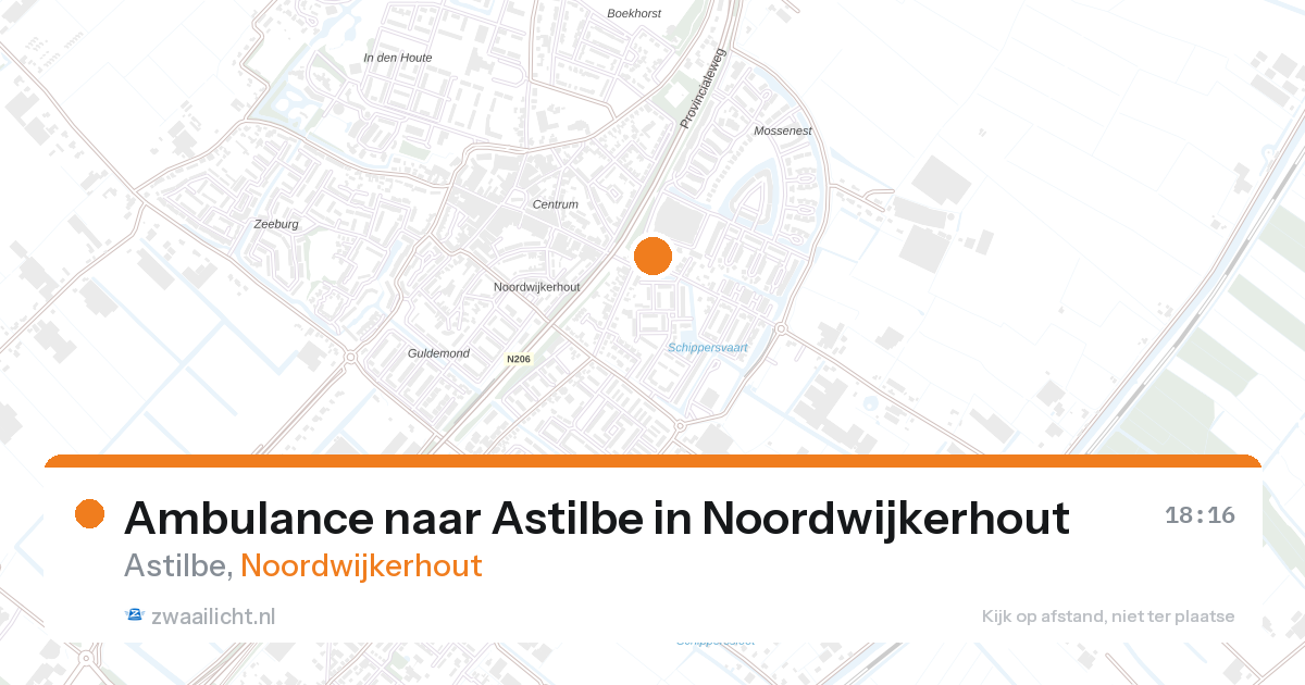 Ambulance naar Astilbe in Noordwijkerhout — 26 aug 2026