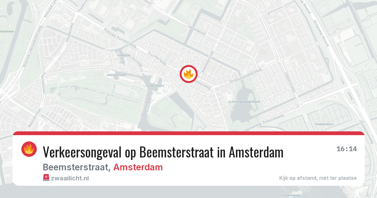 Verkeersongeval op Beemsterstraat in Amsterdam — 4 apr 2026