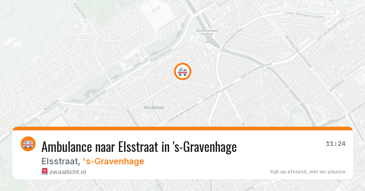 Ambulance naar Elsstraat in 's-Gravenhage — 14 aug 2026