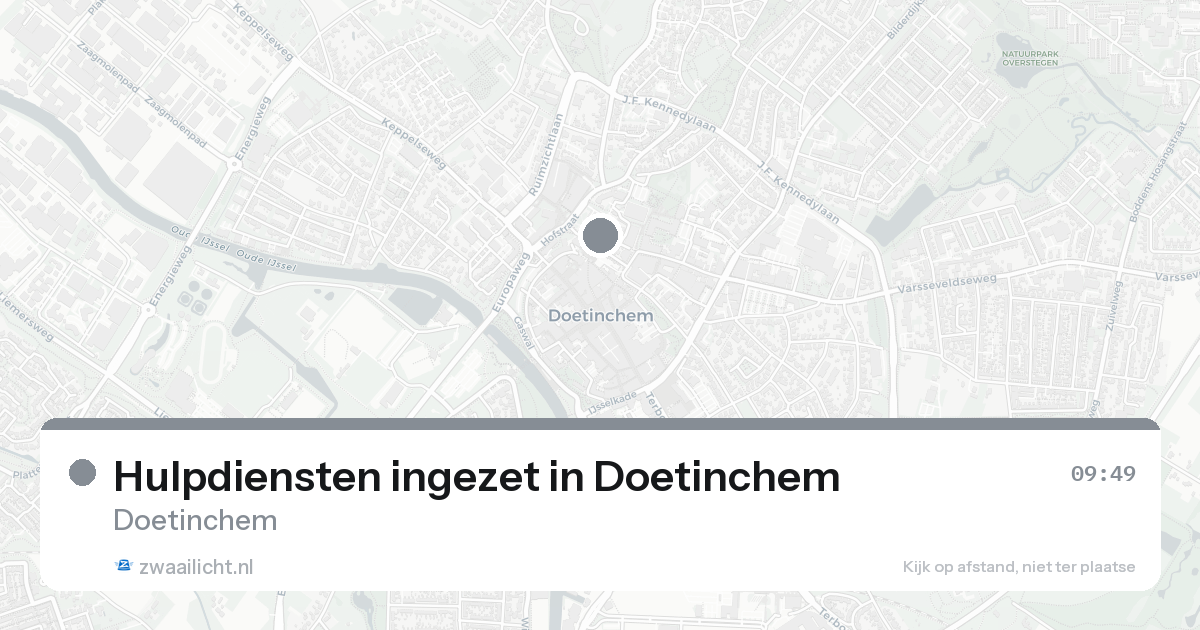 Hulpdiensten ingezet in Doetinchem — 31 jan 2026 | 🚨 Zwaailicht.nl