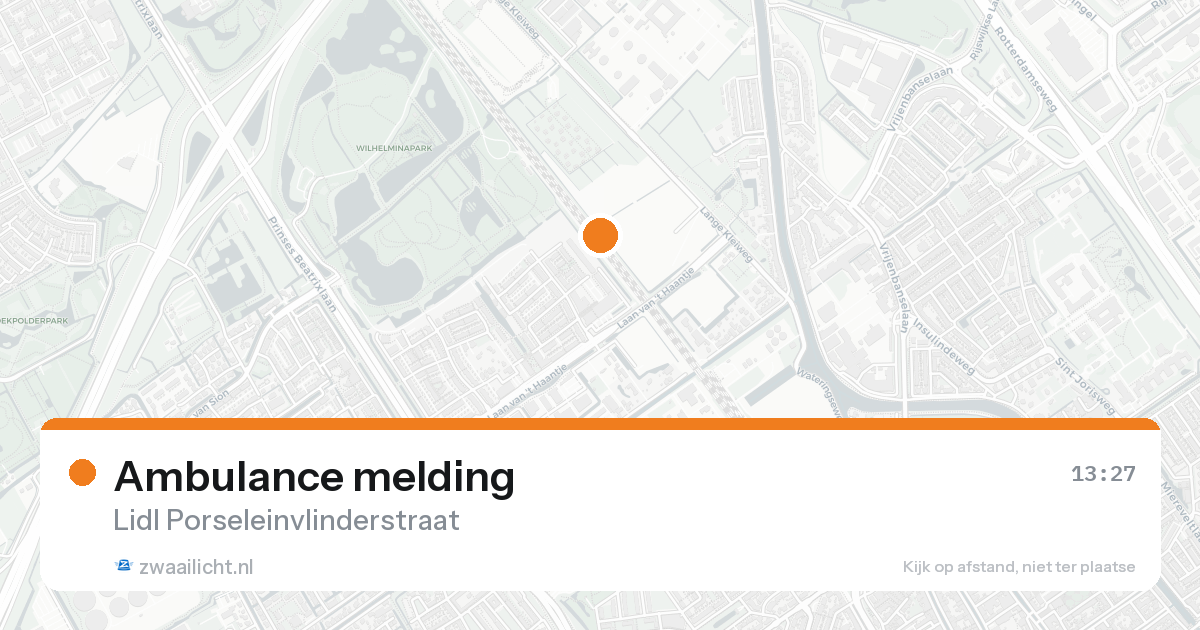 Ambulance melding — 31 jan 2026