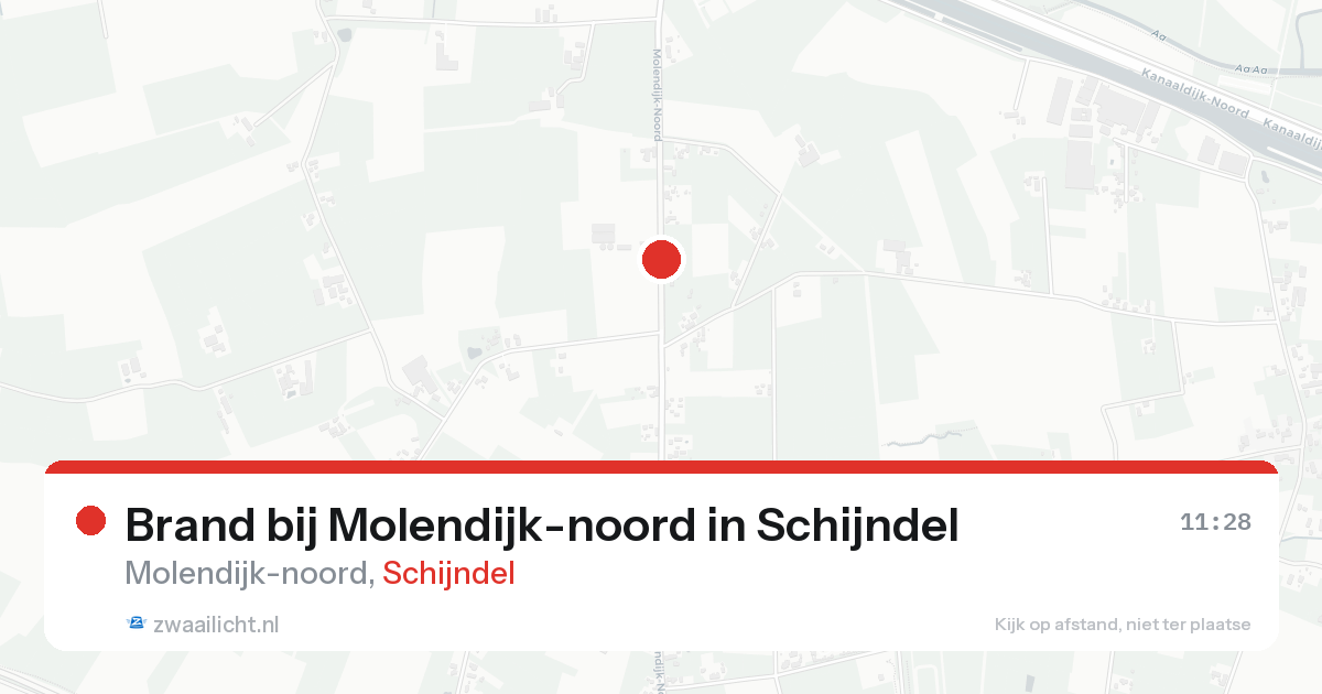 Brand bij Molendijk-noord in Schijndel — 20 aug 2026