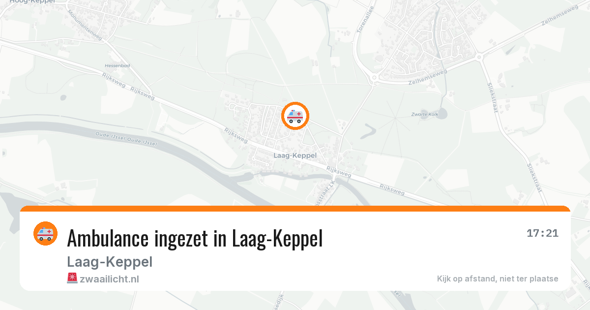 Ambulance ingezet in Laag-Keppel — 13 jul 2026