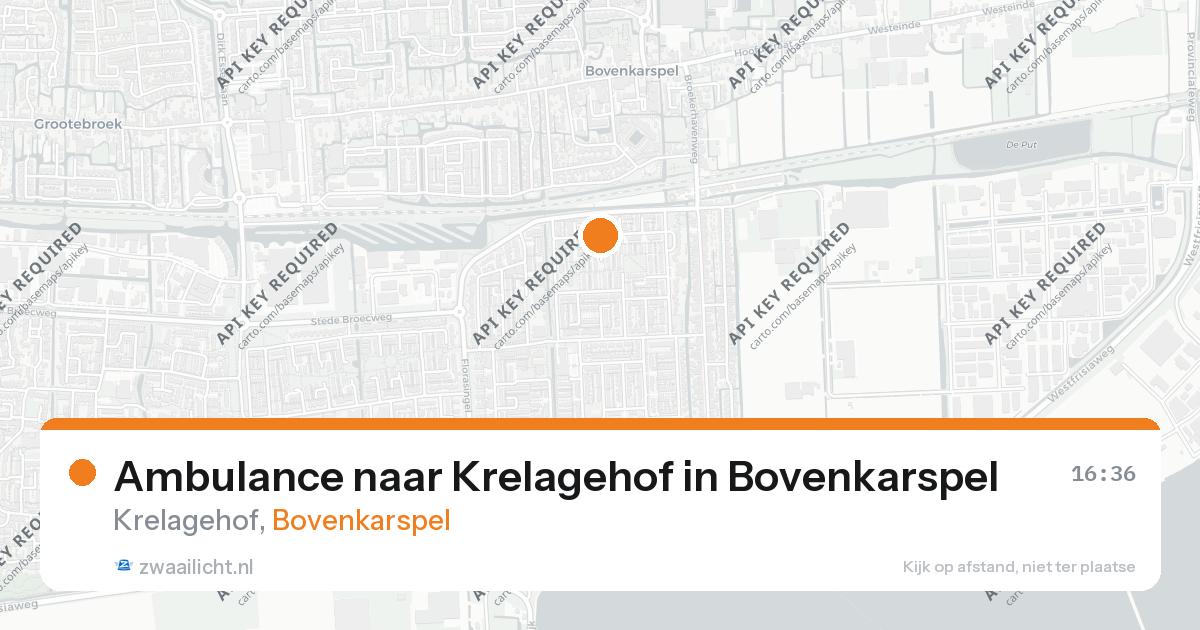 Ambulance naar Krelagehof in Bovenkarspel — 9 jun 2026