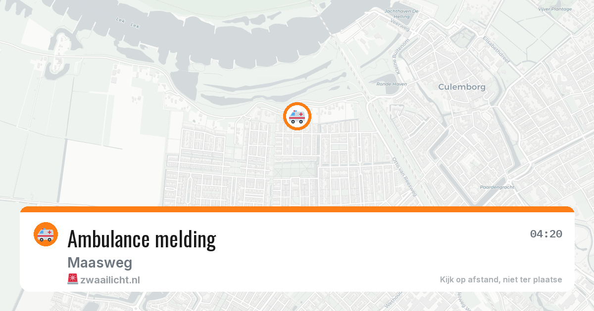 Ambulance melding — 26 jun 2026