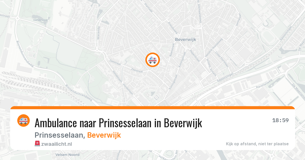 Ambulance naar Prinsesselaan in Beverwijk — 24 mei 2026