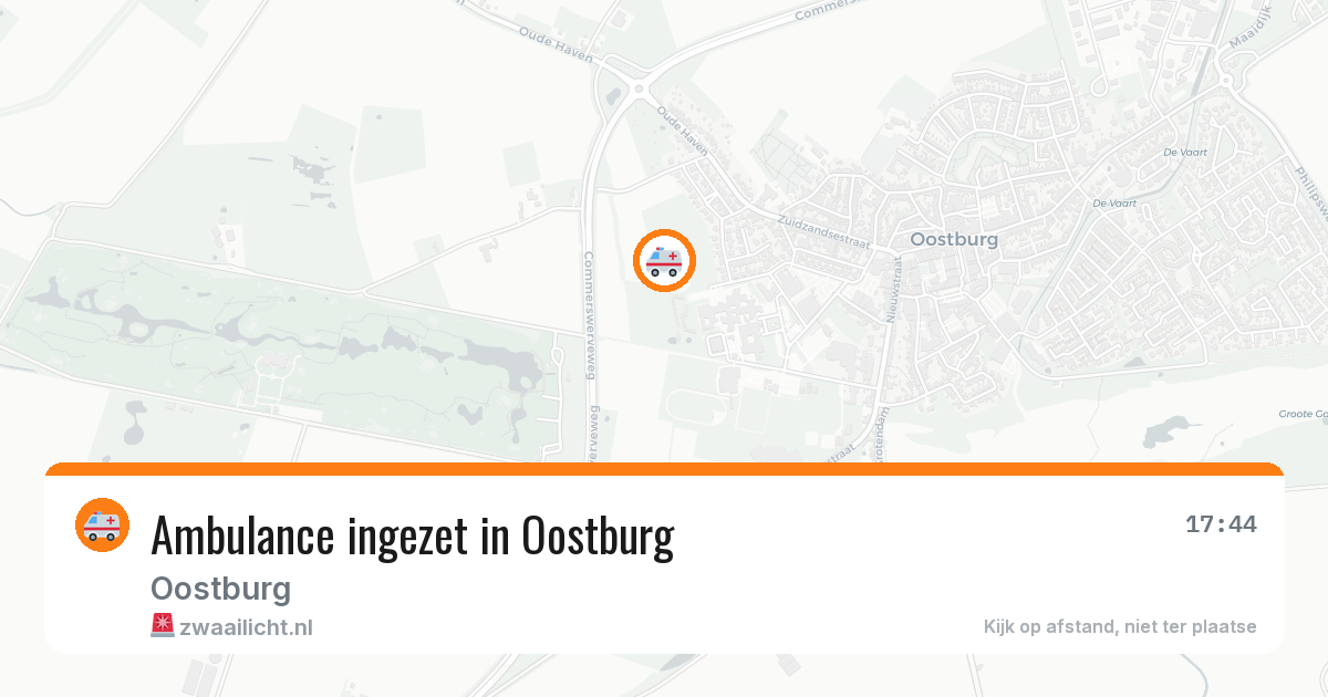 Ambulance ingezet in Oostburg — 11 aug 2026