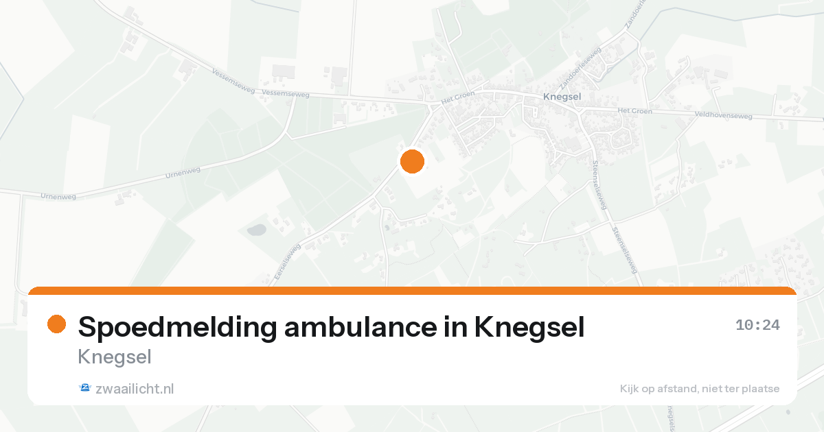 Spoedmelding ambulance in Knegsel — 18 aug 2026