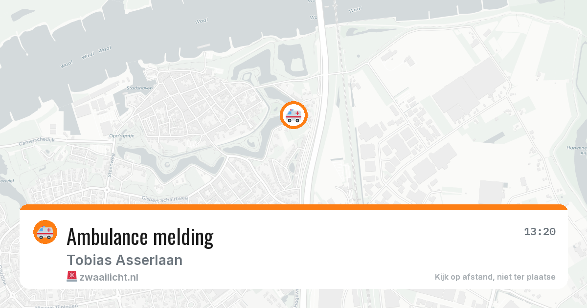 Ambulance melding — 7 apr 2026