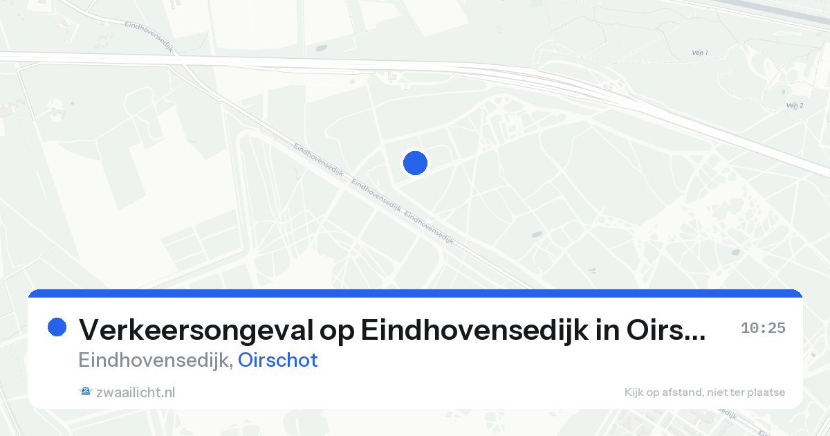Verkeersongeval op Eindhovensedijk in Oirschot — 24 aug 2026