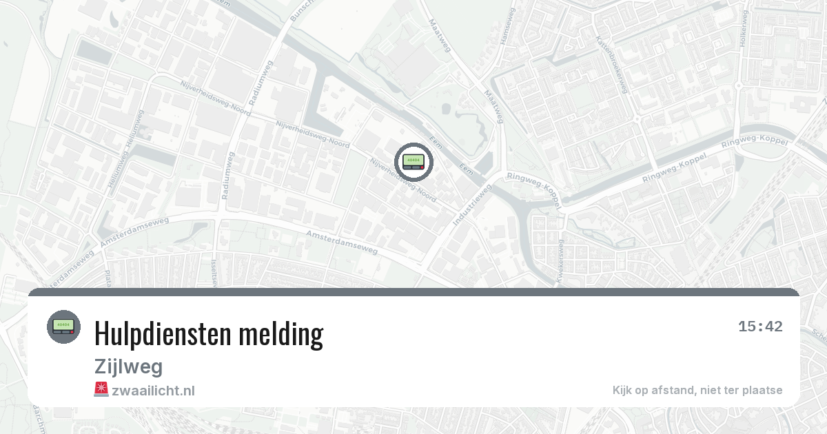 Hulpdiensten melding — 29 jan 2026