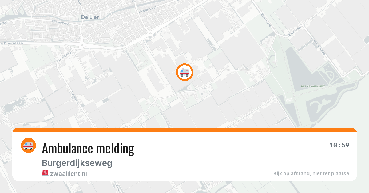 Ambulance melding — 4 apr 2026