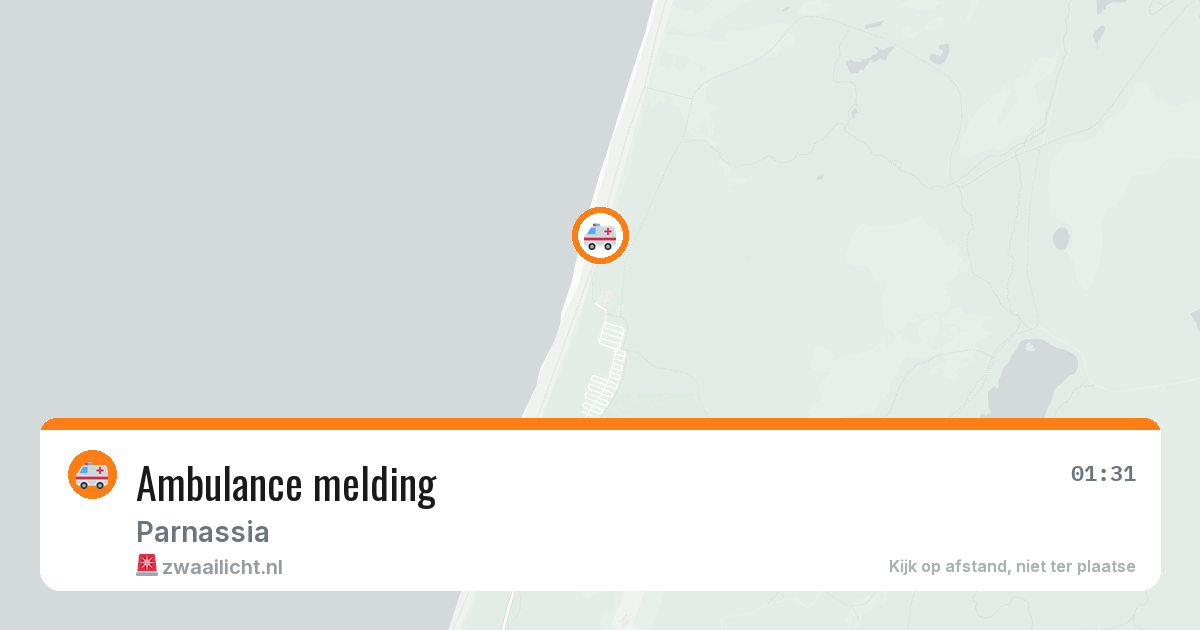Ambulance melding — 7 jul 2026