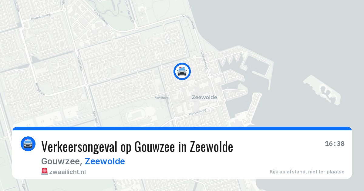 Verkeersongeval op Gouwzee in Zeewolde — 2 apr 2026