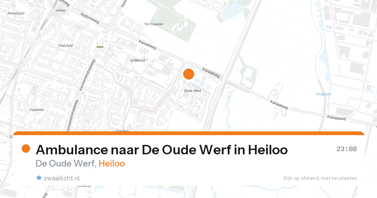 Ambulance naar De Oude Werf in Heiloo — 11 jun 2026