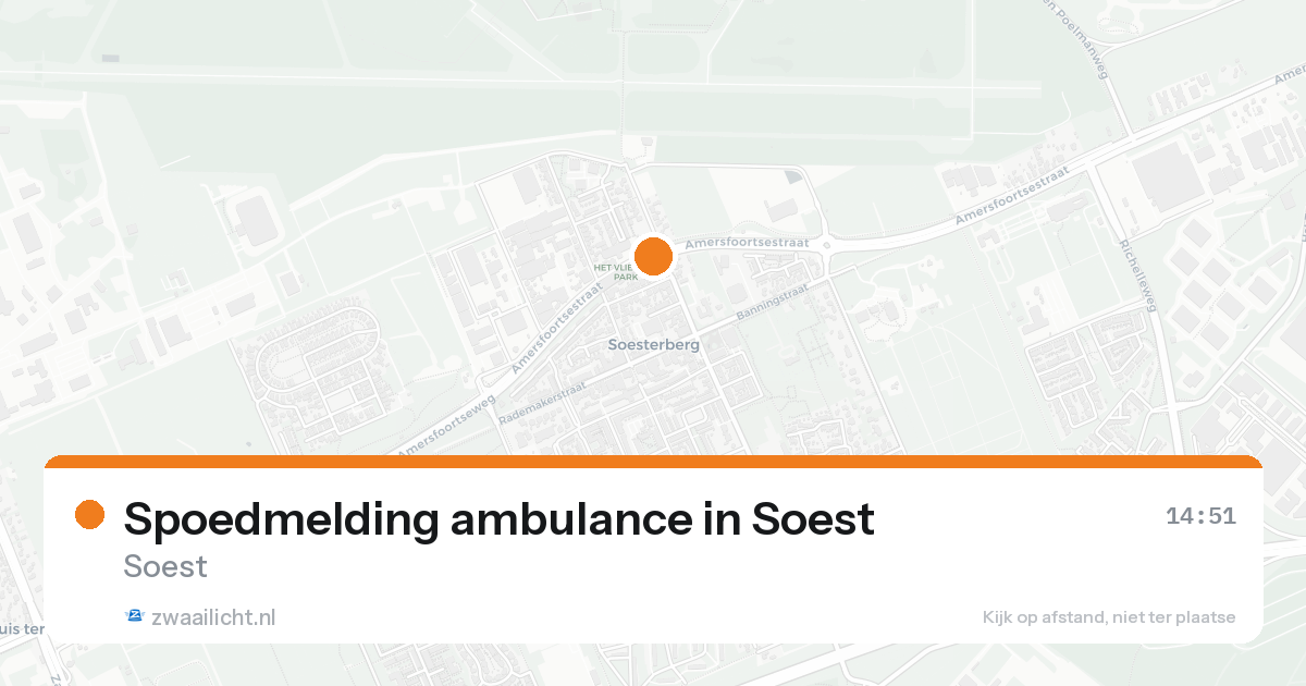 Spoedmelding ambulance in Soest — 7 feb 2026