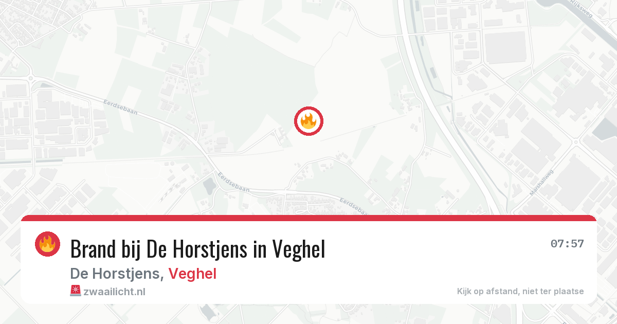 Brand bij De Horstjens in Veghel — 28 jun 2026