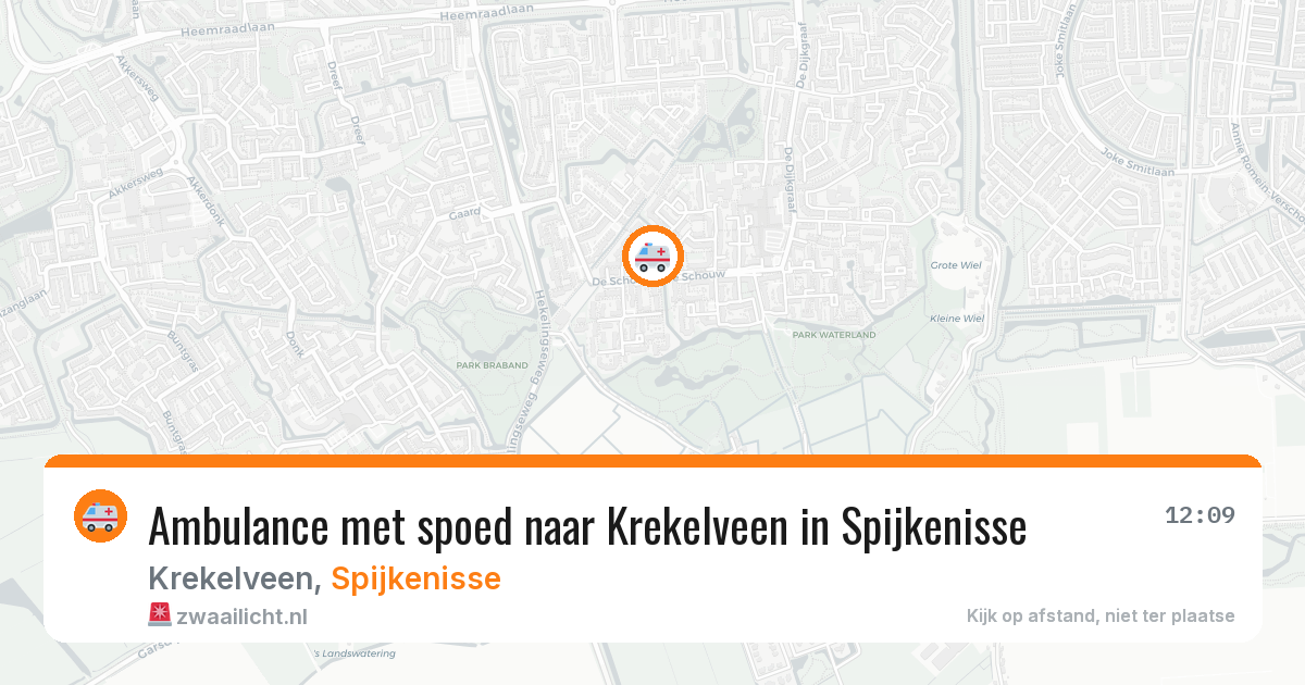 Ambulance met spoed naar Krekelveen in Spijkenisse — 5 jun 2026