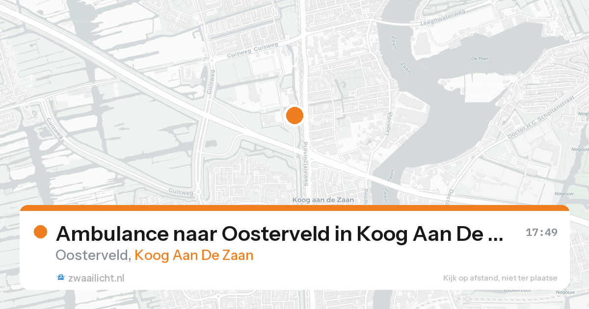 Ambulance naar Oosterveld in Koog Aan De Zaan — 5 jun 2026