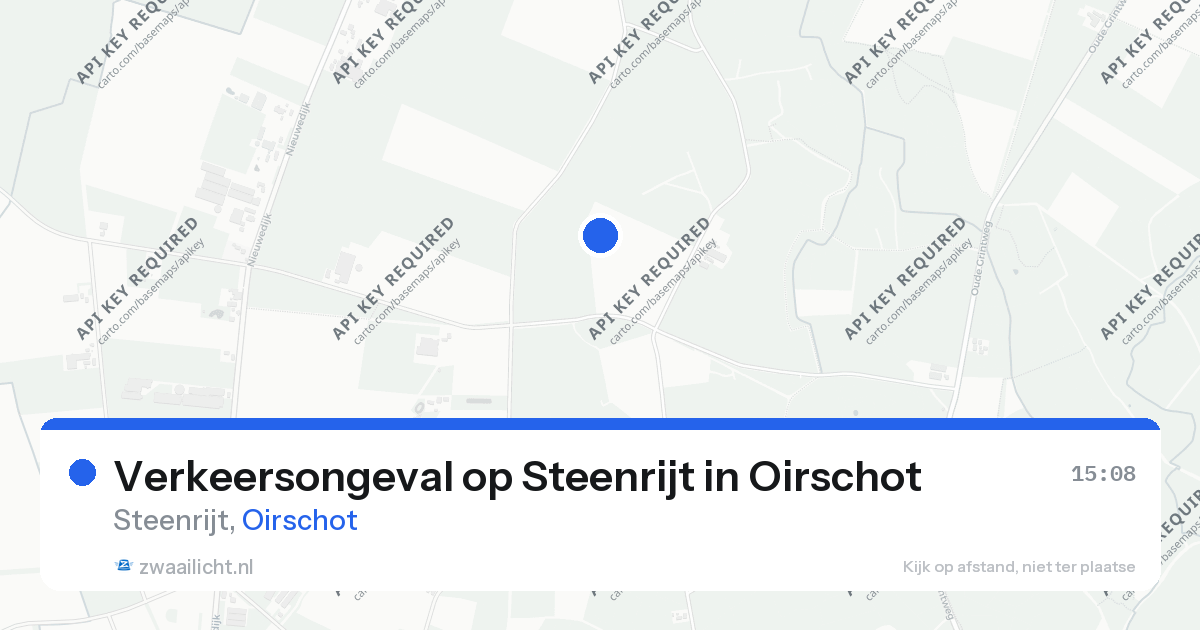 Verkeersongeval op Steenrijt in Oirschot — 22 aug 2026