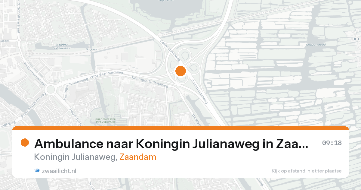Ambulance naar Koningin Julianaweg in Zaandam — 22 mei 2026