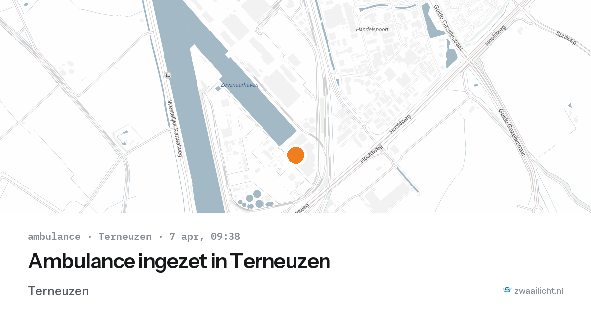 Ambulance ingezet in Terneuzen — 4 mrt 2026