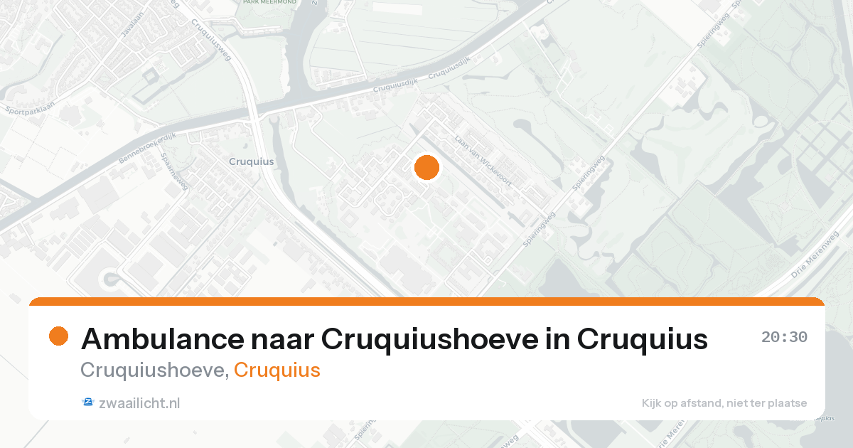 Ambulance naar Cruquiushoeve in Cruquius — 15 aug 2026