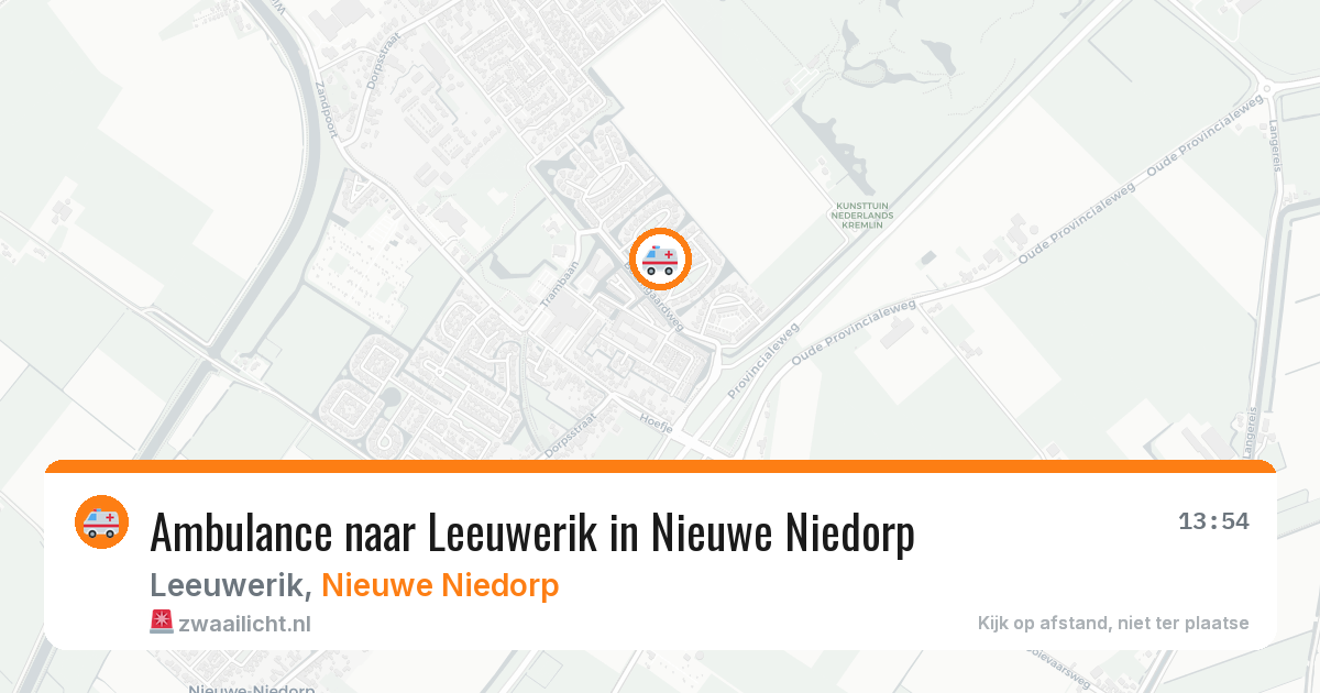 Ambulance naar Leeuwerik in Nieuwe Niedorp — 8 feb 2026