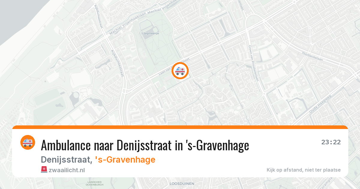 Ambulance naar Denijsstraat in 's-Gravenhage — 10 aug 2026
