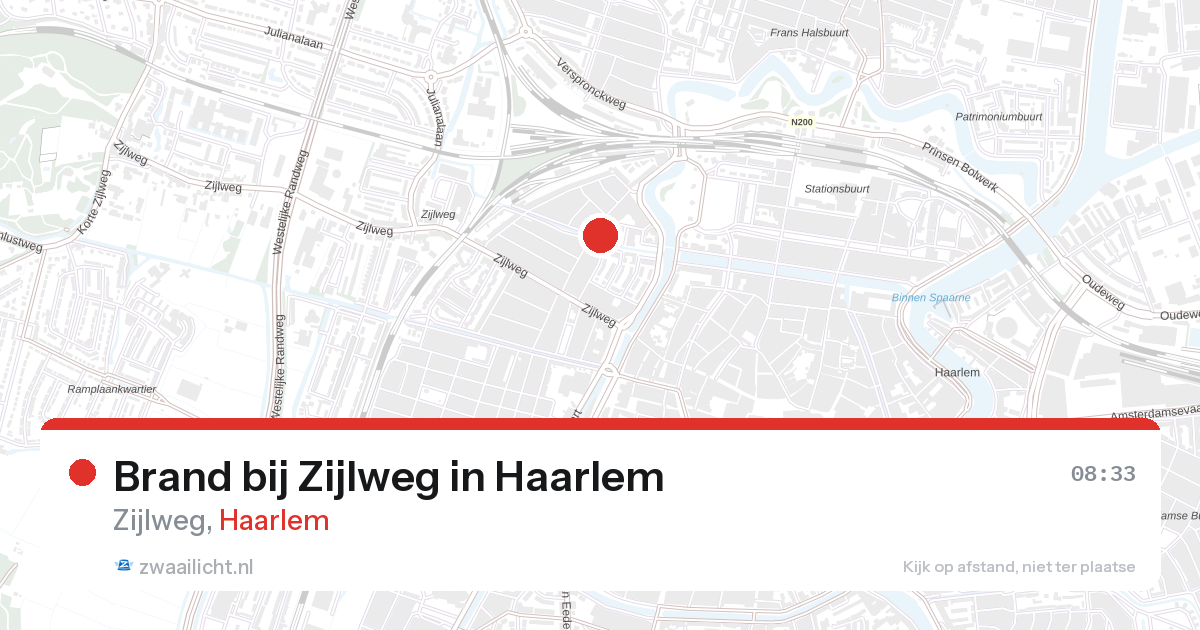 Brand bij Zijlweg in Haarlem — 14 jun 2026
