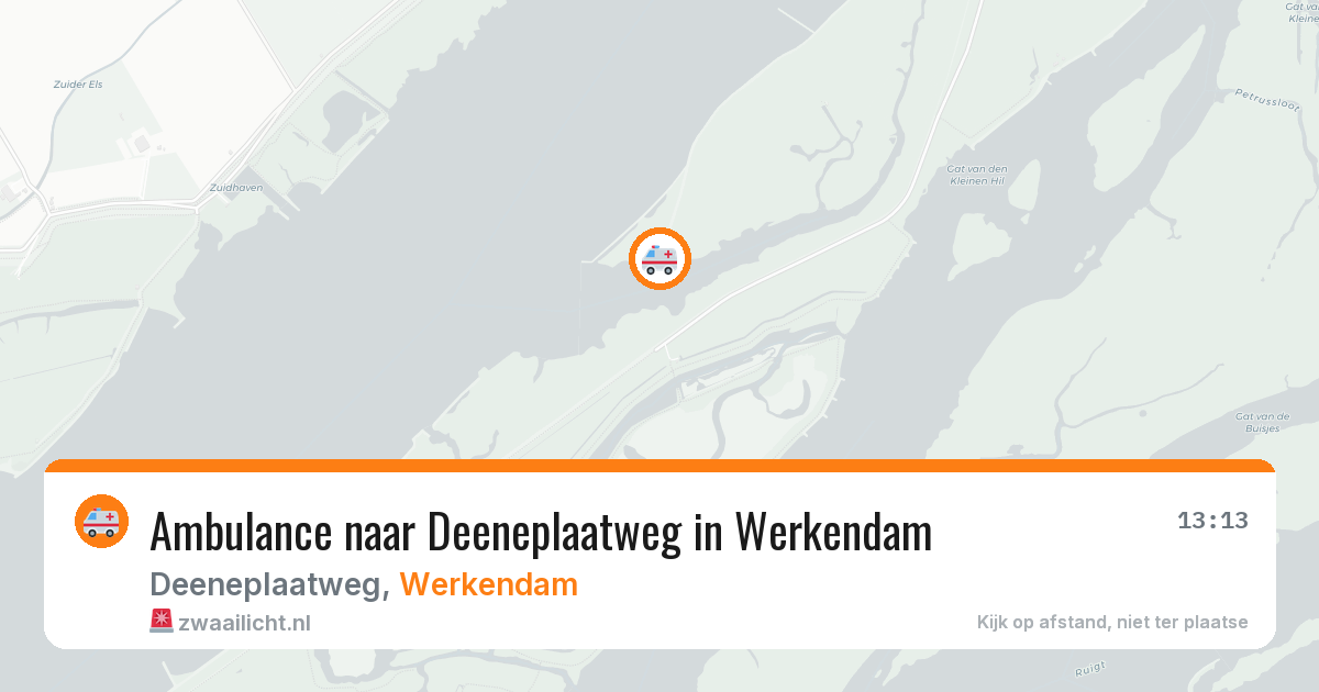 Ambulance naar Deeneplaatweg in Werkendam — 24 jul 2026