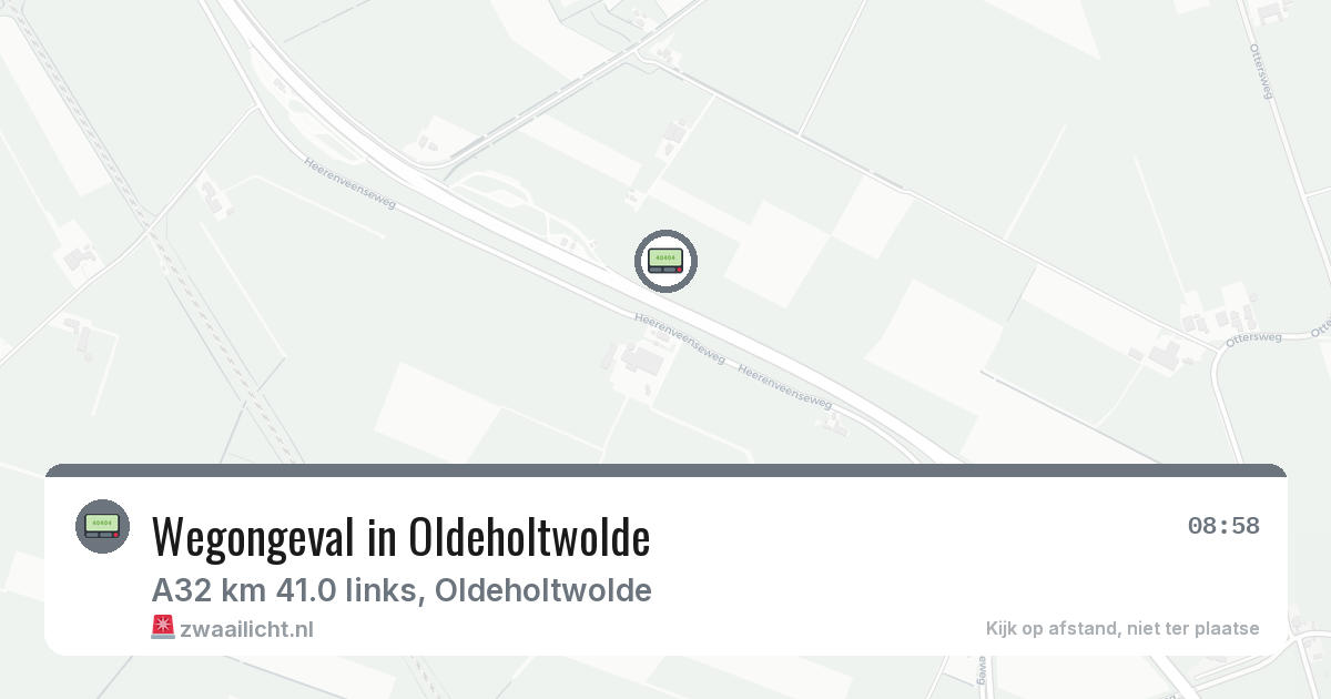 Wegongeval in Oldeholtwolde — 19 feb 2026