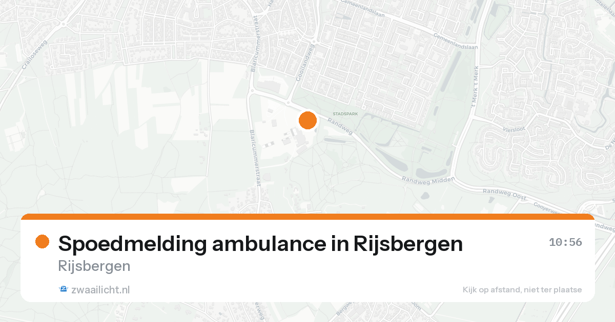 Spoedmelding ambulance in Rijsbergen — 7 feb 2026
