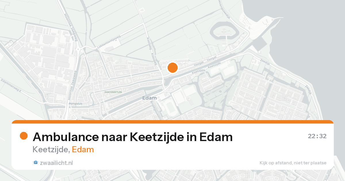 Ambulance naar Keetzijde in Edam — 21 mei 2026