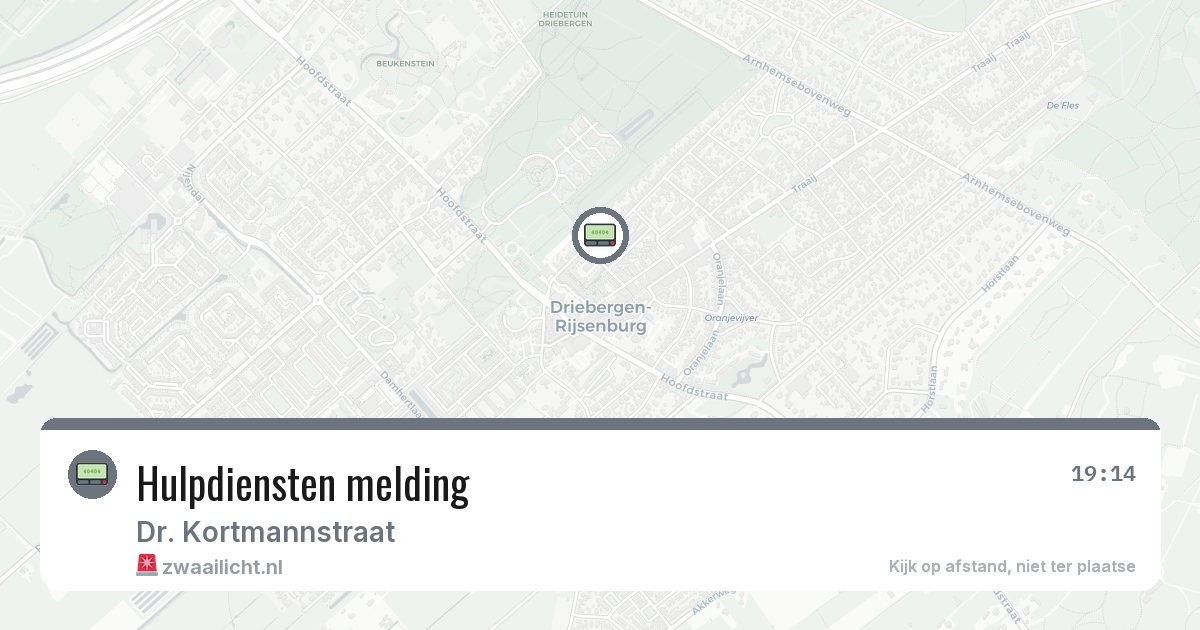 Hulpdiensten melding — 6 feb 2026