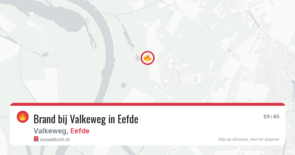 Brand bij Valkeweg in Eefde — 16 jul 2026