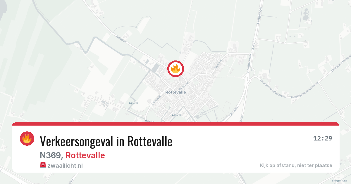 Verkeersongeval in Rottevalle — 18 jun 2026