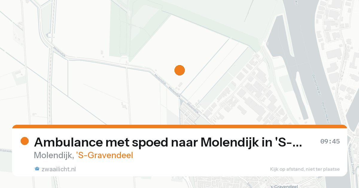 Ambulance met spoed naar Molendijk in 'S-Gravendeel — 8 feb 2026