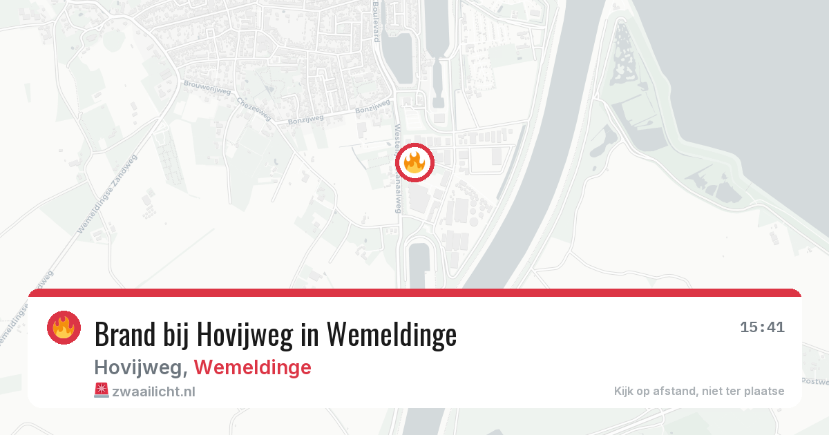 Brand bij Hovijweg in Wemeldinge — 6 mrt 2026