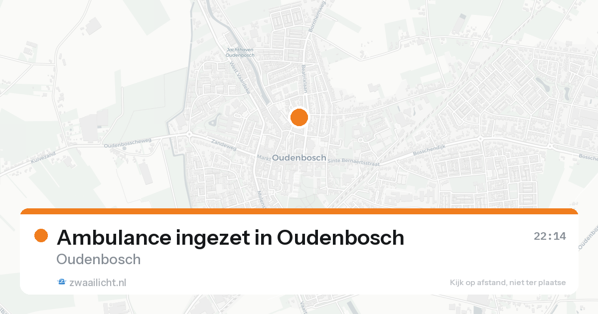Ambulance ingezet in Oudenbosch — 30 jan 2026