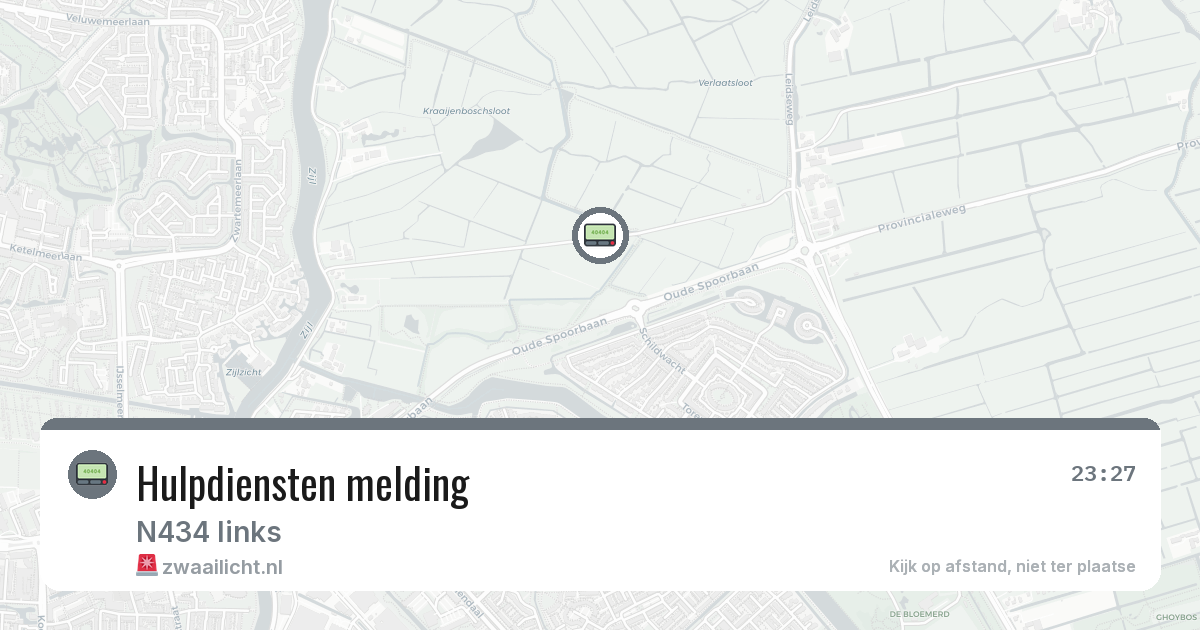 Hulpdiensten melding — 29 jan 2026