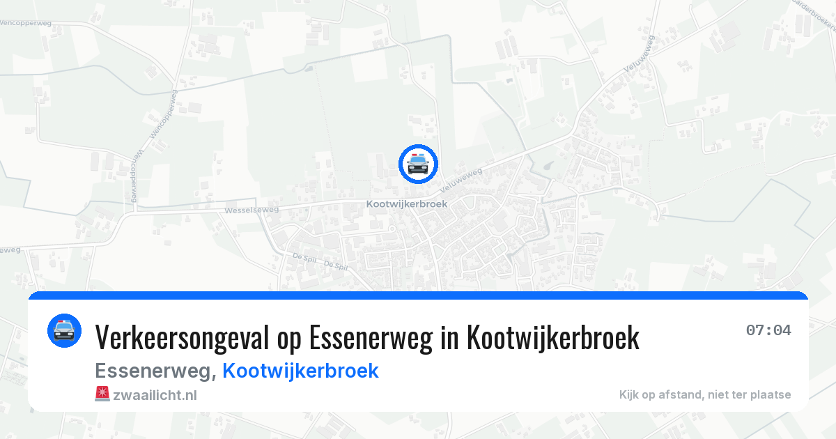 Verkeersongeval op Essenerweg in Kootwijkerbroek — 12 mrt 2026
