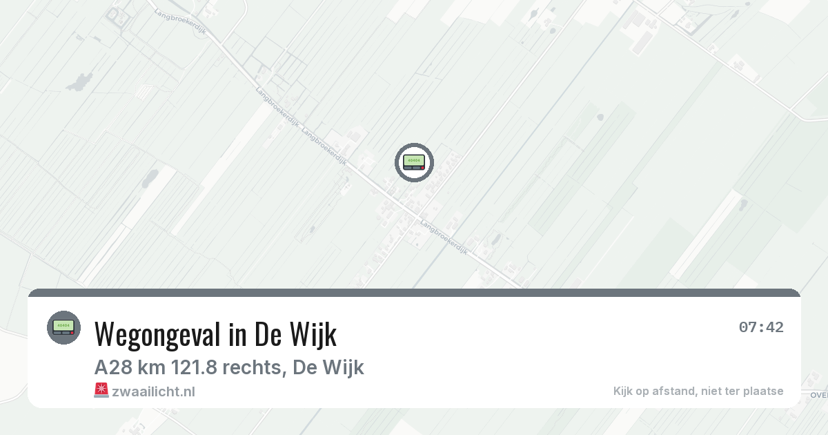 Wegongeval in De Wijk — 3 mrt 2026