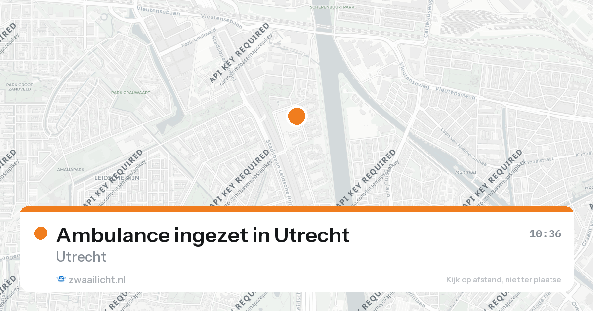 Ambulance ingezet in Utrecht — 19 aug 2026
