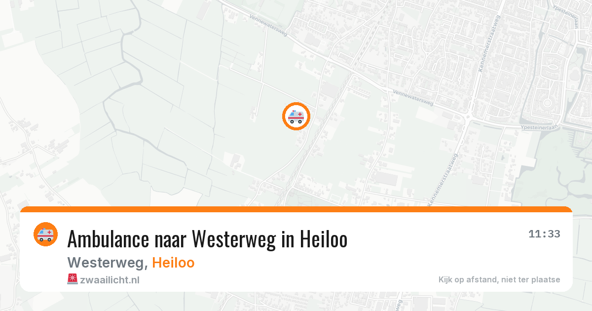 Ambulance naar Westerweg in Heiloo — 16 jul 2026