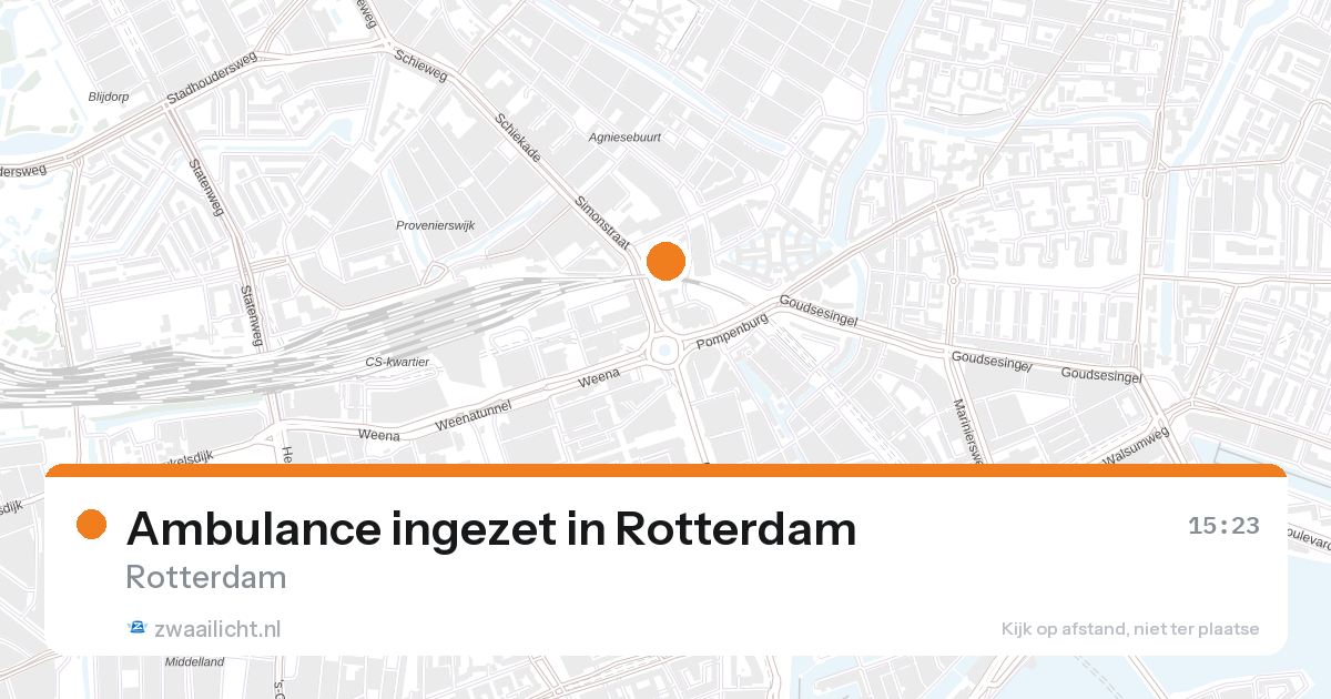 Ambulance ingezet in Rotterdam — 28 jun 2026